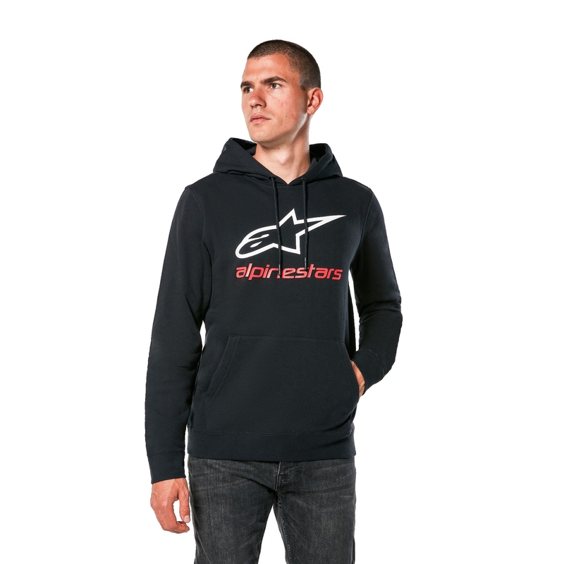 Sweat Alpinestars Always 2.0 noir-blanc-rouge