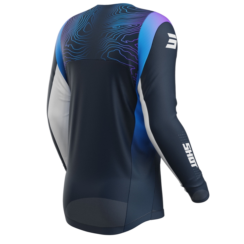 Maillot motocross enfant Shot Contact Apex bleu