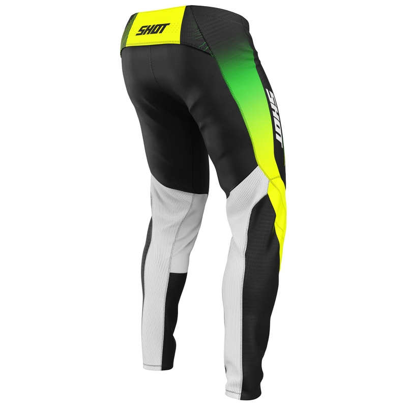 Pantalon motocross enfant Shot Contact Apex jaune fluo
