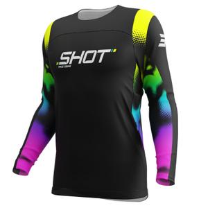 Maillot Motocross Enfant Shot Contact Nitro Noir