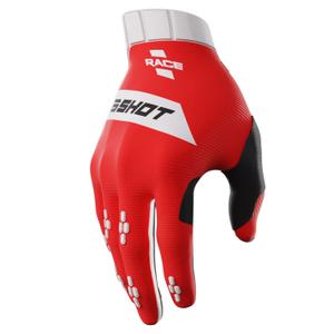 Gants motocross enfant Shot Race rouge