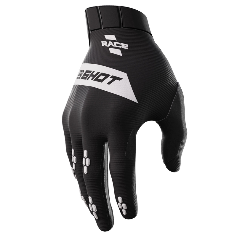 Gants motocross enfants Shot Race noir soldes