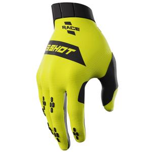 Gants motocross enfants Shot Race jaune fluo