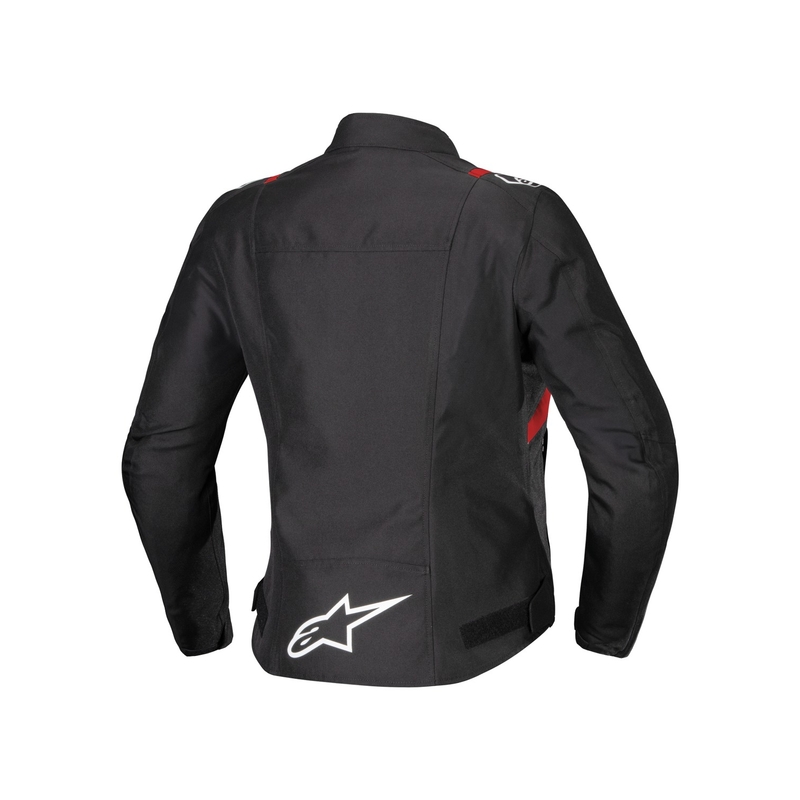 Blouson moto femme Alpinestars Stella T-SPS 2 Waterproof noir-blanc-rouge fluo
