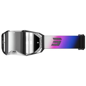 Lunettes cross Shot Lite Astral bleu-rose avec plexiglas iridium argenté