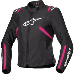 Blouson moto femme Alpinestars Stella T-SPS 2 Waterproof noir-blanc-rose