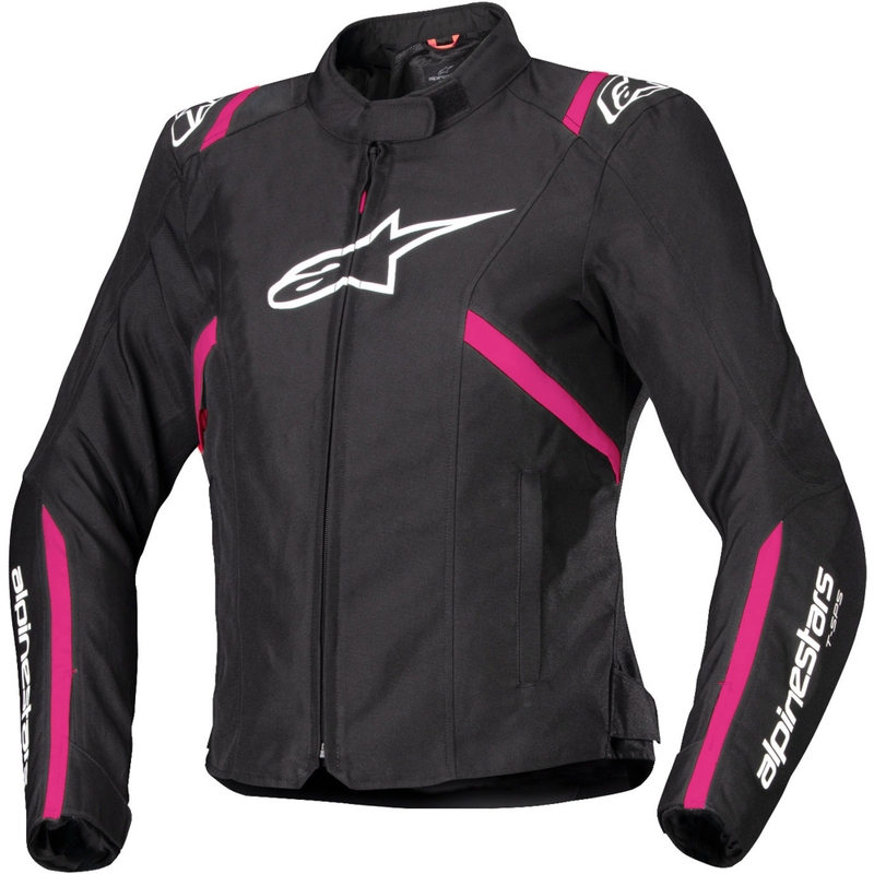 Blouson moto femme Alpinestars Stella T-SPS 2 Waterproof noir-blanc-rose