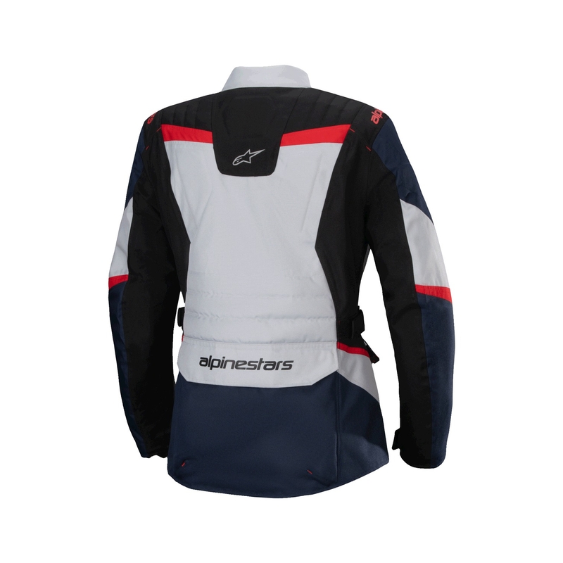 Blouson moto femme Alpinestars Stella ST-1 Waterproof bleu-noir-rouge