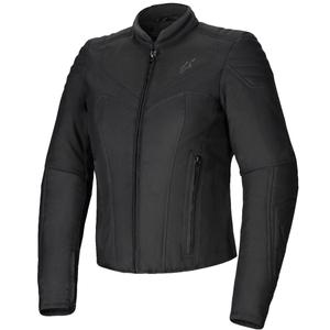 Blouson Moto Femme Alpinestars Stella Isla Water Résistant Noir-Noir