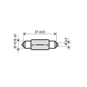 Lamp RMS T11x39 12V 10W