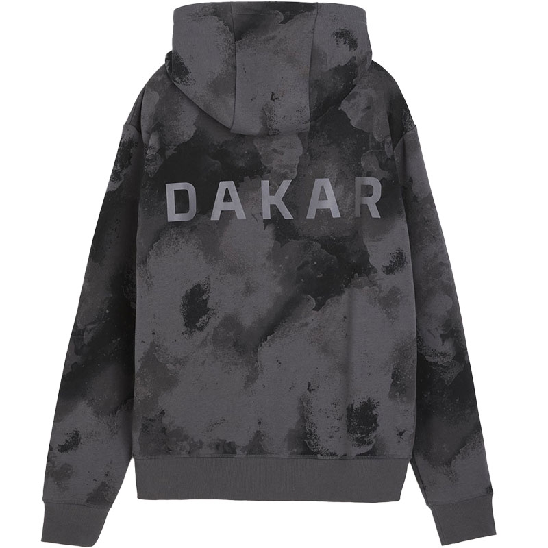 Sweat DAKAR Zip H24 PT noir-gris
