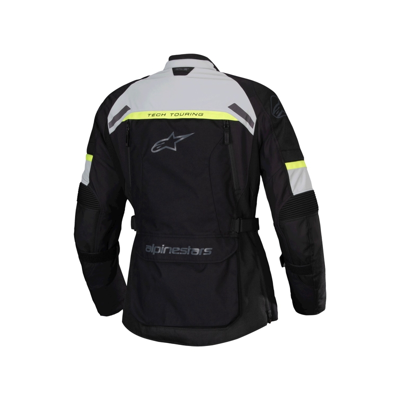 Blouson moto femme Alpinestars Stella Bogota PRO Drystar noir-gris-jaune fluo