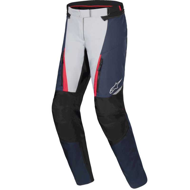 Pantalon moto imperméable femme Alpinestars Stella ST-1 bleu-noir-rouge