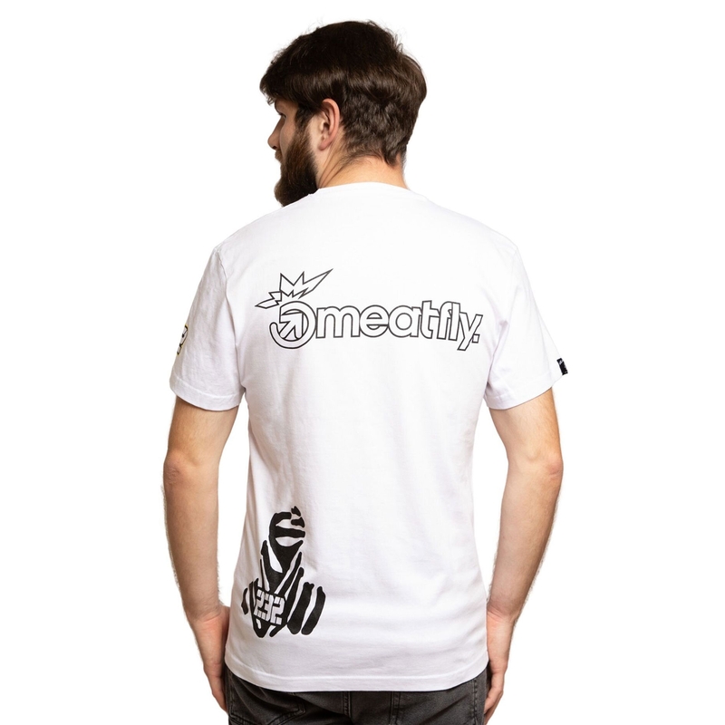 Tee shirt Meatfly Big Shock Dakar blanc