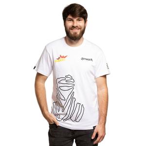 Tee shirt Meatfly Big Shock Dakar blanc