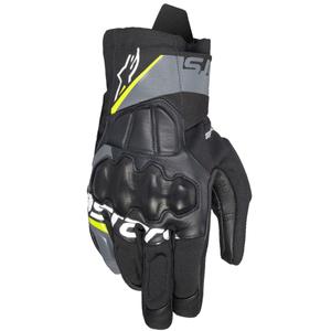 Gants moto Alpinestars Corozal 3 Drystar noir-gris-jaune fluo