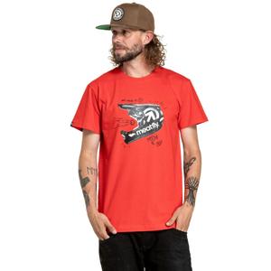 Tee shirt Meatfly Fullface rouge