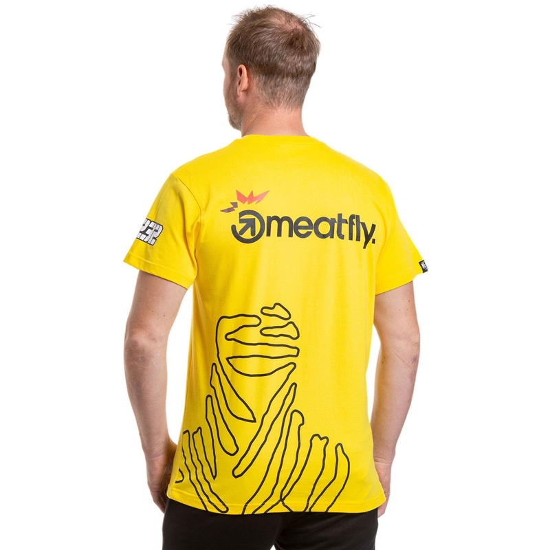 Tee shirt Meatfly Big Shock Dakar jaune