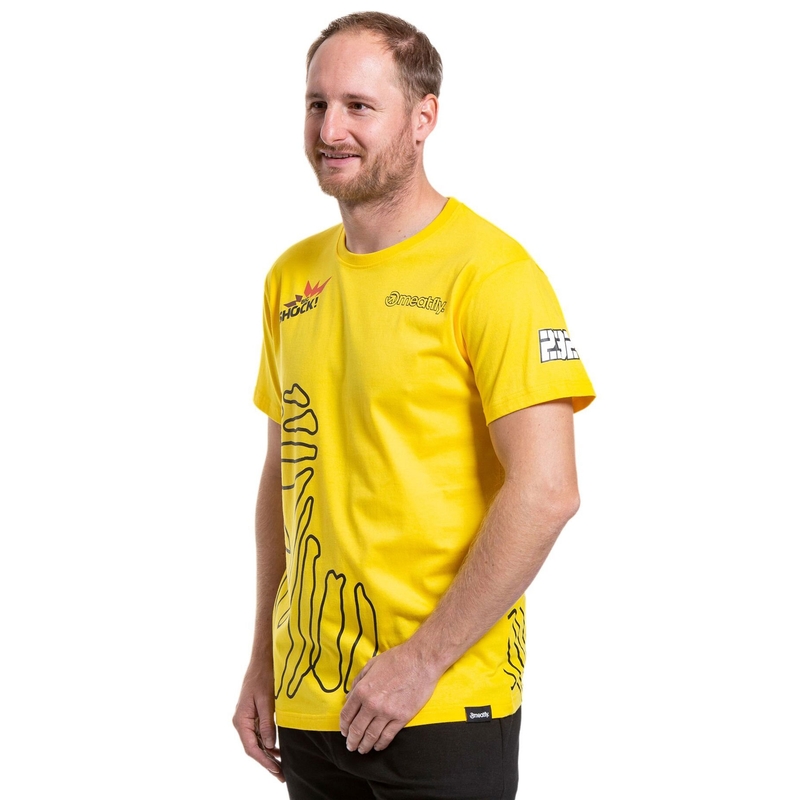 Tee shirt Meatfly Big Shock Dakar jaune