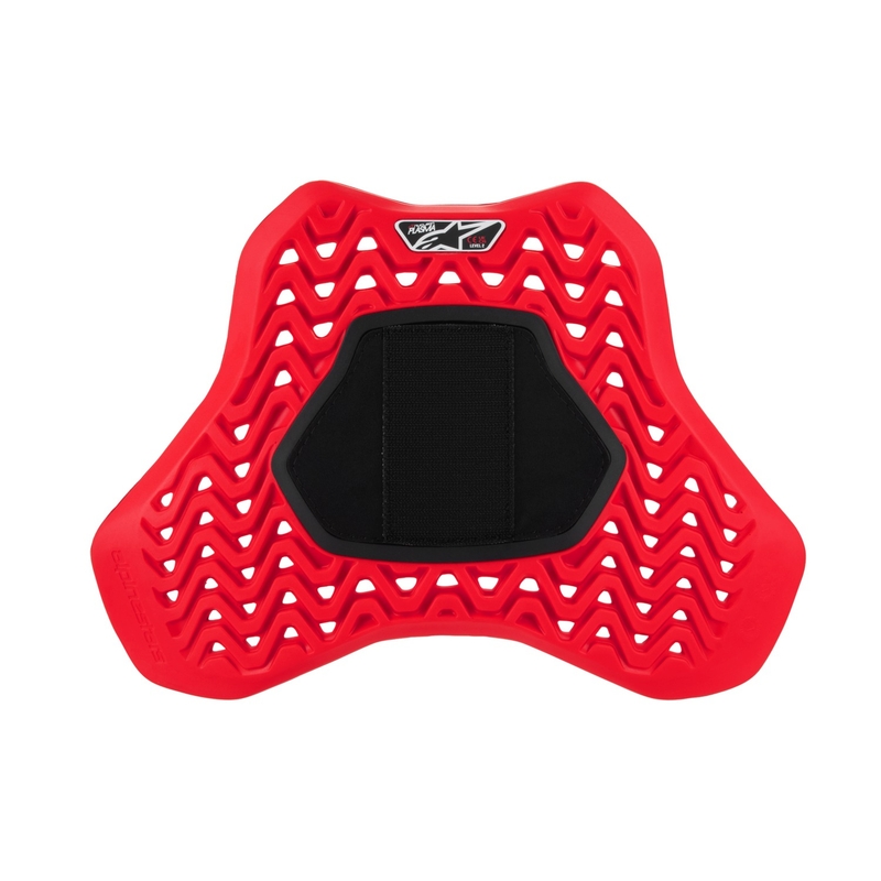 Plastron Alpinestars Nucleon Plasma Racing insert avec Velcro rouge-noir
