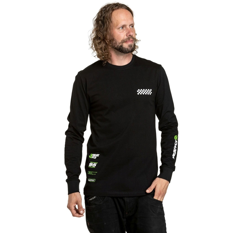 Meatfly Appex T-shirt noir à manches longues