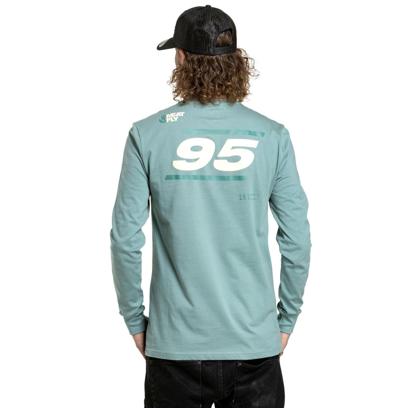 Meatfly Appex T-shirt à manches longues bleu menthe