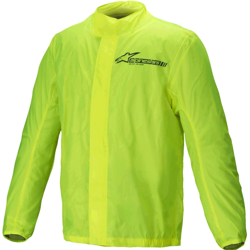 Veste imperméable Alpinestars Hurricane Rain 2 jaune fluo
