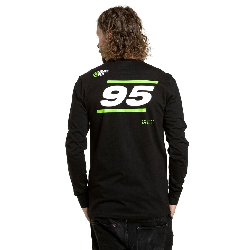 Meatfly Appex T-shirt noir à manches longues