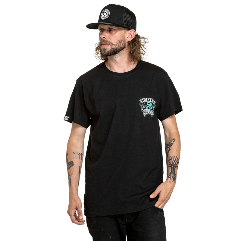 T-shirt Meatfly Whiskey Boy noir