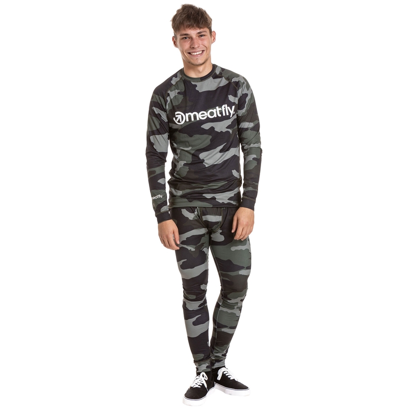 Sous-vêtement thermique Meatfly Sloan camo vert olive
