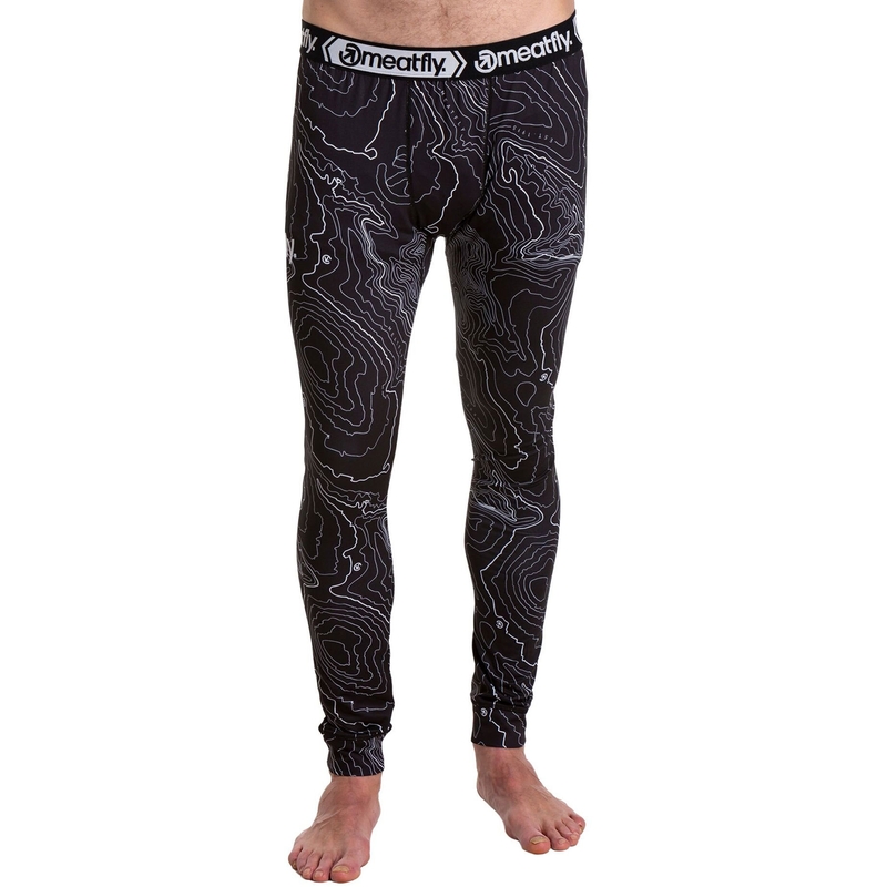 Sous-vêtement thermique Meatfly Sloan noir-blanc