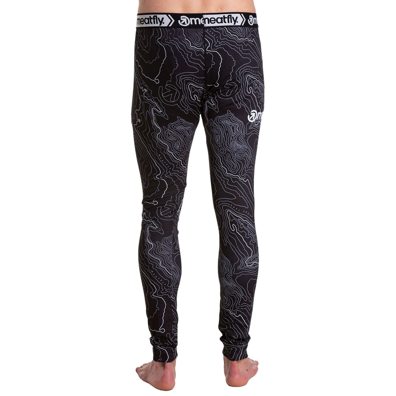 Sous-vêtement thermique Meatfly Sloan noir-blanc