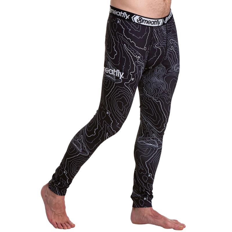 Sous-vêtement thermique Meatfly Sloan noir-blanc