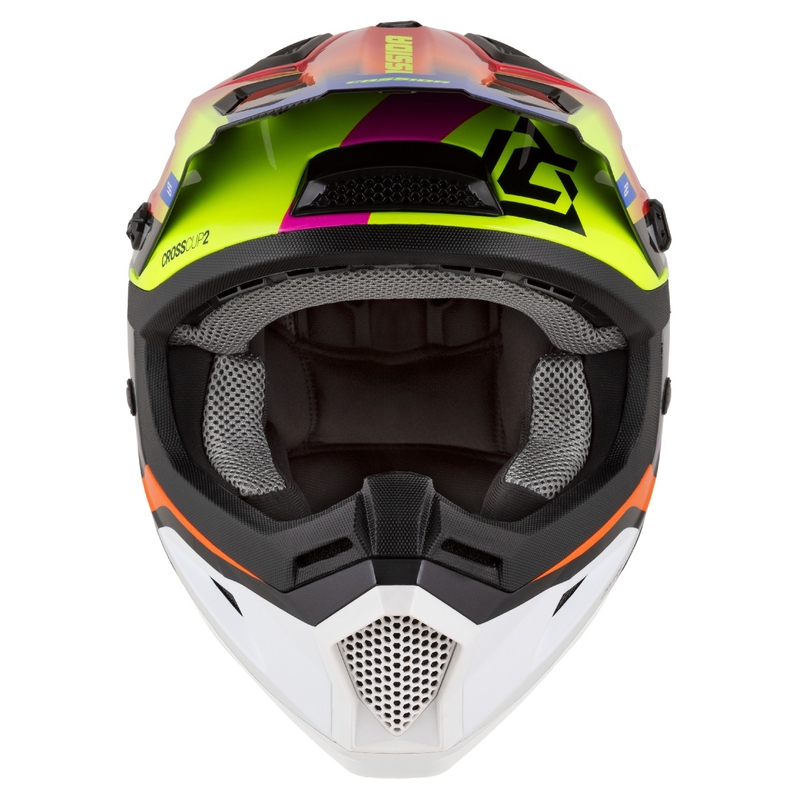 Casque de motocross enfant Cassida Cross Cup 2 Napa Pearl multicolore