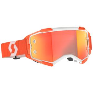 Lunettes de motocross SCOTT Fury CH orange avec plexiglas miroir orange