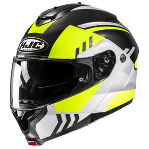 Casque moto modulable HJC C91N Kaon MC3H jaune fluo-noir-gris