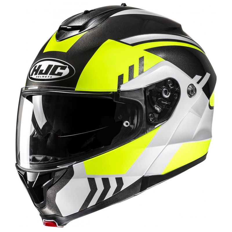 Casque moto modulable HJC C91N Kaon MC3H jaune fluo-noir-gris