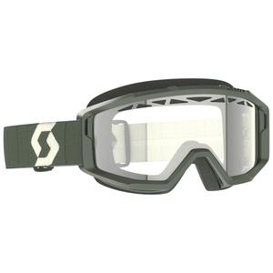 Lunettes de motocross SCOTT Primal Enduro kaki avec plexiglas transparent