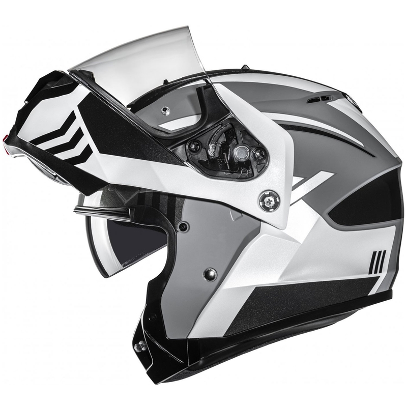 Casque moto modulable HJC C91N Kaon MC5 gris-noir-blanc