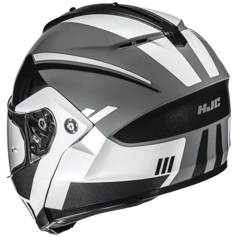 Casque moto modulable HJC C91N Kaon MC5 gris-noir-blanc