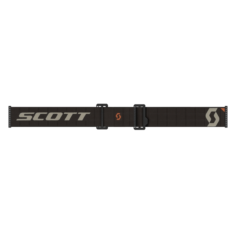 Lunettes de motocross SCOTT Prospect 2.0 AMP marron foncé-beige avec plexiglas doré