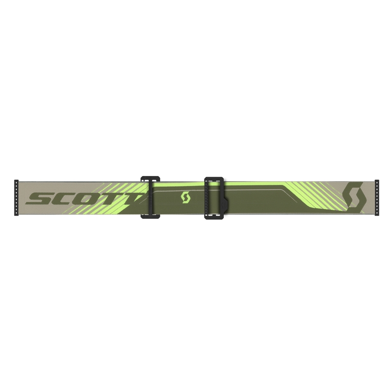 Lunettes motocross SCOTT Prospect 2.0 AMP jaune kaki-fluo avec plexiglas rose