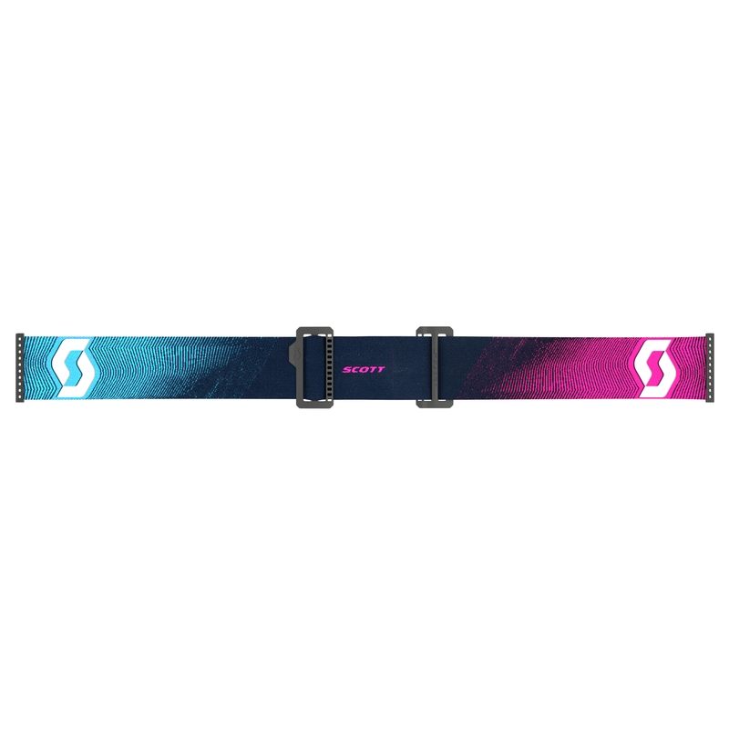 Lunettes motocross SCOTT Prospect 2.0 AMP bleu-rose avec plexiglas miroir bleu