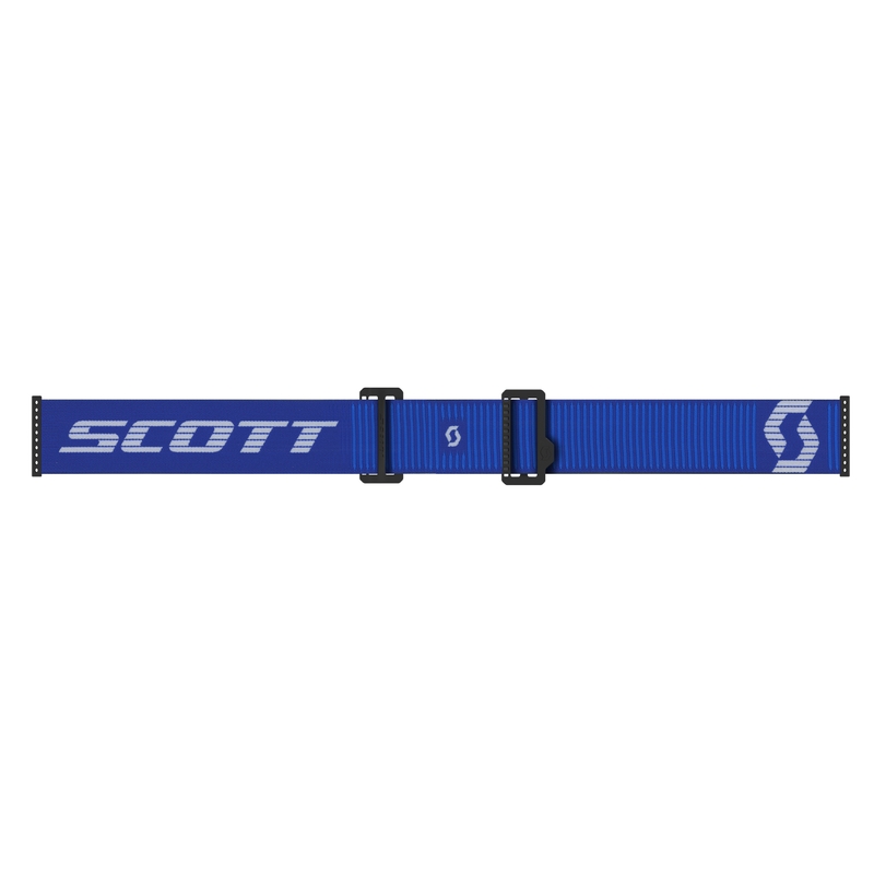 Lunettes de motocross SCOTT Prospect 2.0 bleu-blanc avec verre miroir bleu