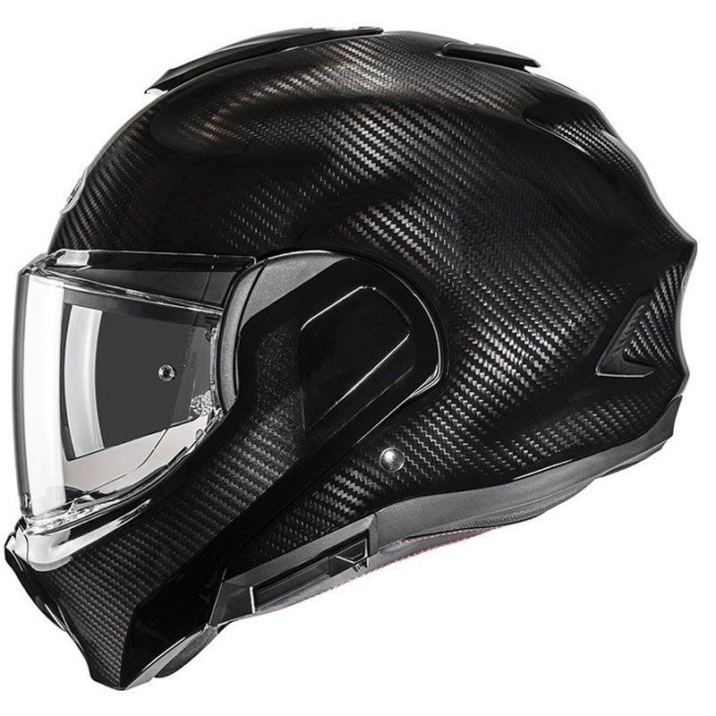 Casque moto modulable HJC F100 Carbon noir