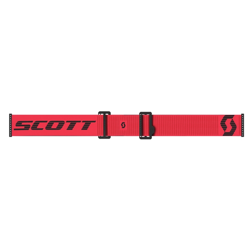 Lunettes motocross SCOTT Prospect 2.0 rouge-noir avec plexiglas argenté