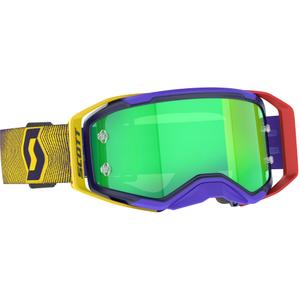 Lunettes motocross SCOTT Prospect 2.0 rouge-jaune avec plexiglas vert