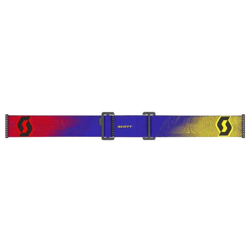 Lunettes motocross SCOTT Prospect 2.0 rouge-jaune avec plexiglas vert