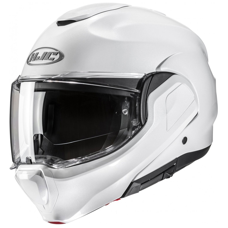Casque moto modulable HJC F100 Solid blanc perle