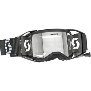 Lunettes de motocross SCOTT Prospect 2.0 Super WFS noir-blanc avec plexiglas transparent